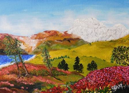 Master the Art of Painting a Floral Meadow: A Step-by-Step Guide